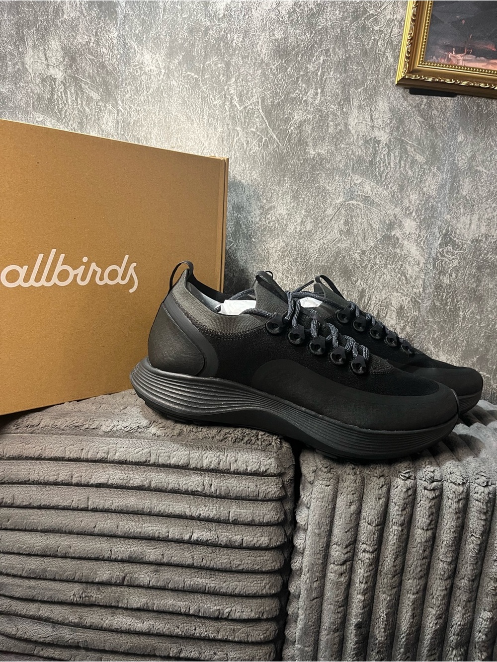 allbirds Men’s Black Low-Profile Athletic Sneakers